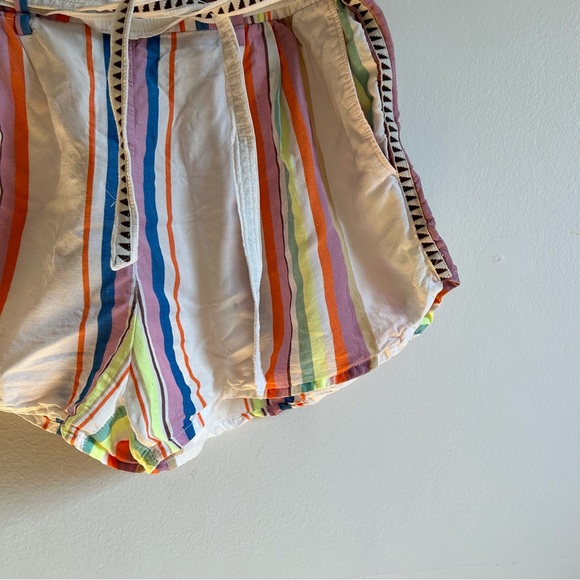 Lemlem x H&M Colorful Belted Linen Cotton Bohemian Short - Picture 4 of 10